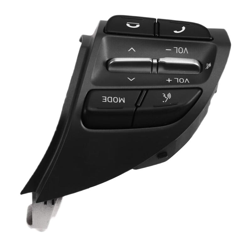 A16P-For Hyundai I10 I30 Veloster Kona Steering Wheel Switch Button Radio Cruise Control Switch Button Black Left