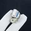 Blue Topaz Adjustable 925 Sterling Silver Ring - Fits US Sizes 6 To 10 - Blue Topaz Antique Handmade Boho Jewelry for Women & Men, Valentine Gifts