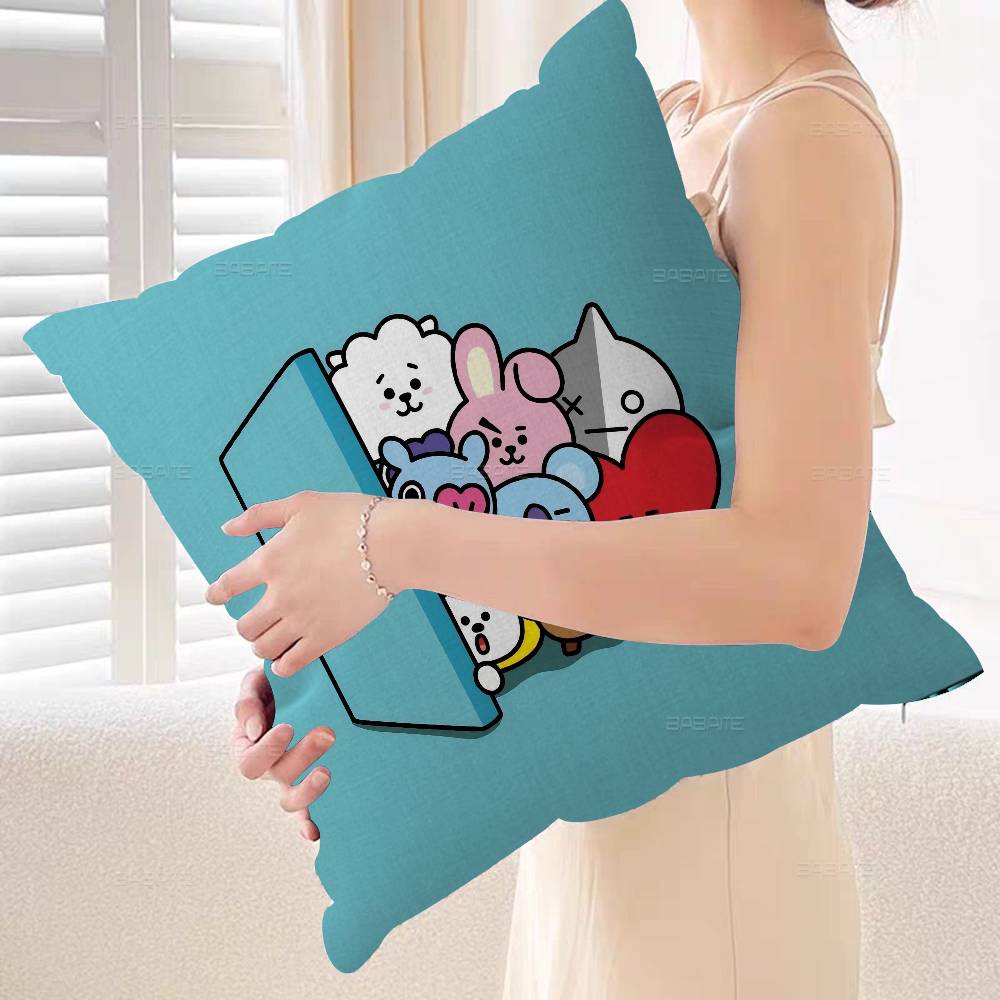 Korean Idol Pillow Cover for Bedroom Room and Living Room Sofa Decorative Cushion Cover
