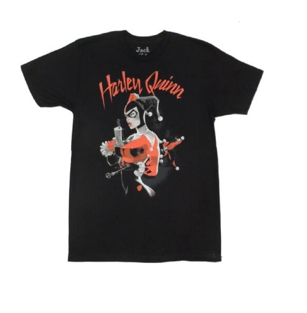 Harley Quinn Smoking Gun Batman Joker Premium DC Officially Licensed Adult T-Sh S