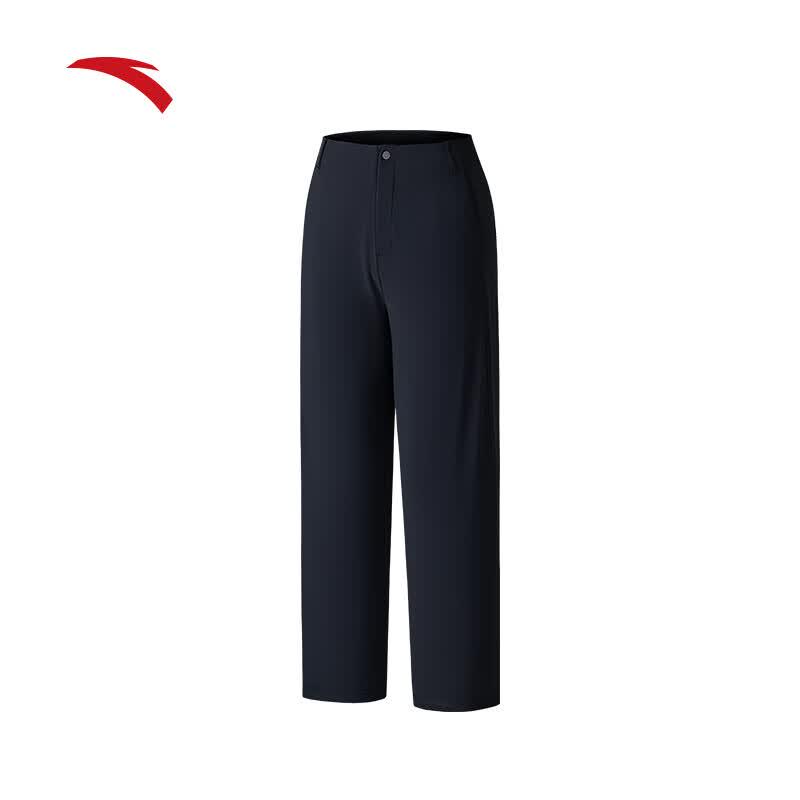 Anta Shule Women s Straight-Leg High-Waisted Casual Pants M
