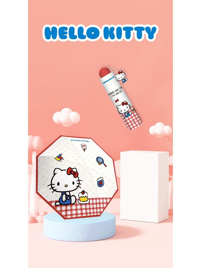 Sanrio Hello Kitty Umbrella - Cute Dual-Use for Sun and Rain, Ideal for Women and Students