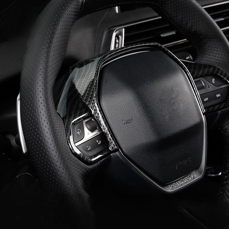 For Peugeot 3008 5008 GT 2017 2018 3008GT 5008GT Car Steering Wheel Button Trim Cover Accessories