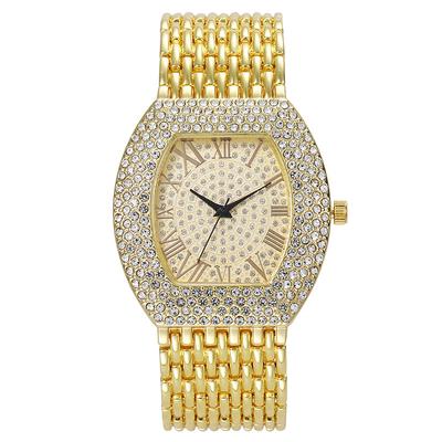 Roman Fashion Full Diamond Large Dial Ladies Watch Women's Watch Quartz Watch Women's