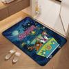 Scoobydoo Mystery Gang Printed Rug Nonslip Easyclean Carpet For Living Room Play Area Hallway Home Party Decor New Year Gift
