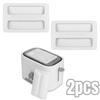 1/2pcs Toaster Dustproof Cover BPA-Free Food-Safe Silicone Toasters Protector Lid for Blocks Dirt Bugs Pet Hair Kitchen Gadgets