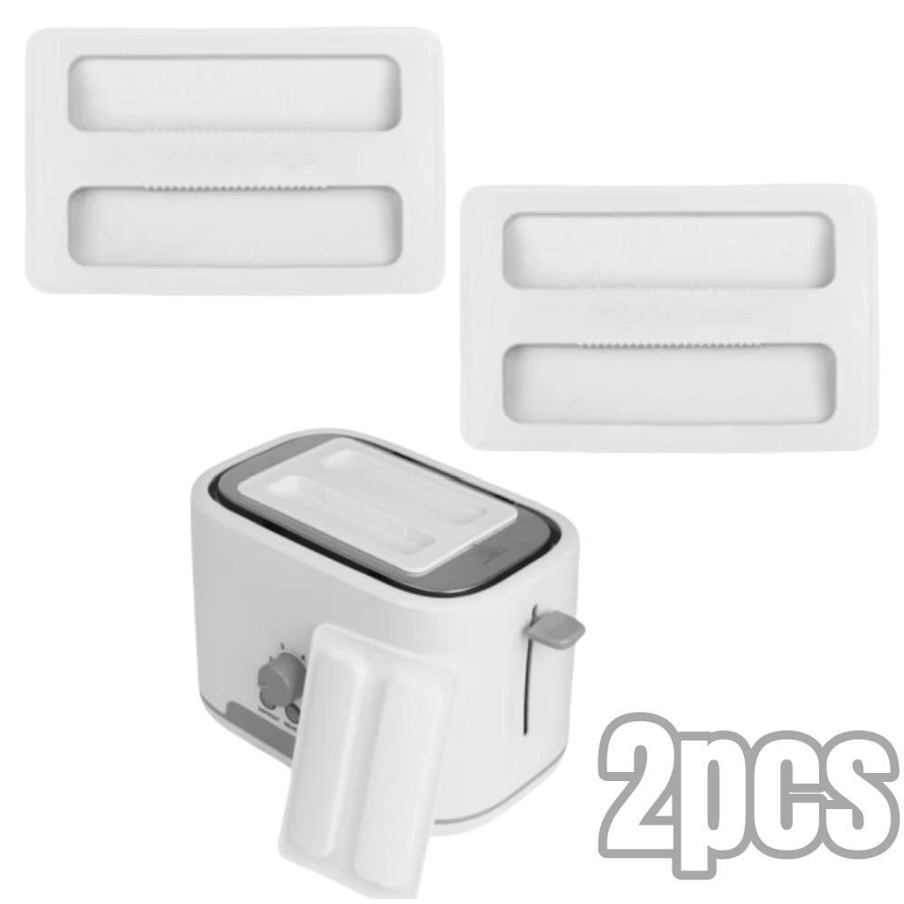 1/2pcs Toaster Dustproof Cover BPA-Free Food-Safe Silicone Toasters Protector Lid for Blocks Dirt Bugs Pet Hair Kitchen Gadgets