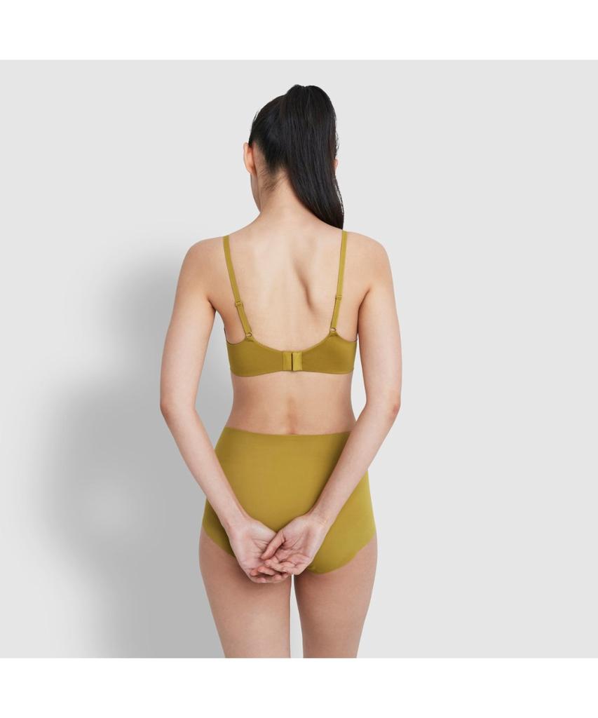 Jaju Women'S Perfect No-Line One-Mold Bra_Mustard