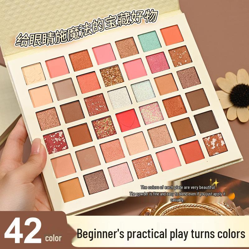 

HDKT42 Creamy Lover Rose Gold Eyeshadow Palette - Matte & Shimmer Versatile Shades