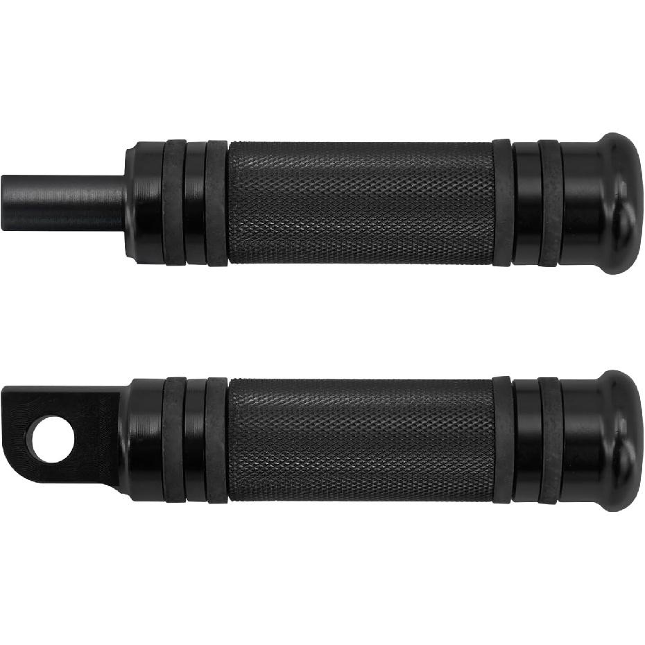 HDBUBALUS Motorcycle Foot Pegs Rest Male Mount Footpegs Billet Pedals Footrests Fit for Harley Touring Softail Sportster Dyna Road King