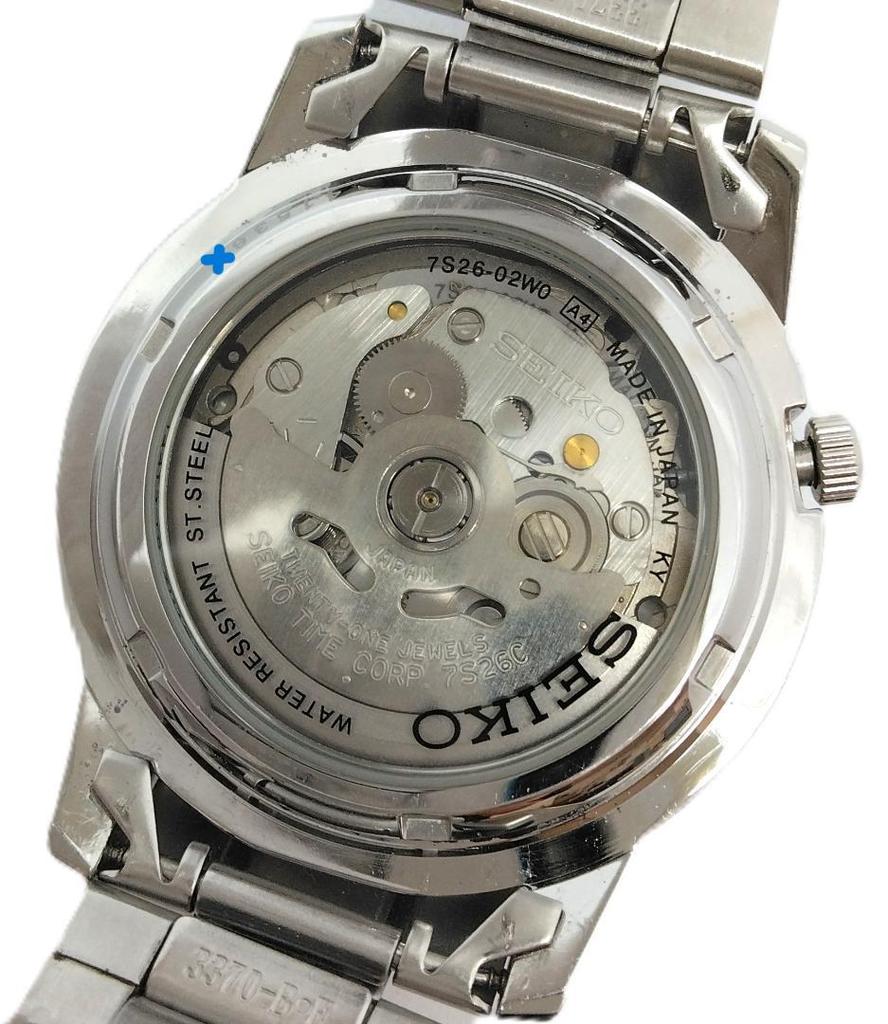 [USED] Seiko Five Sports 21 Jewels Automatic Watch with See-Through Back, Pre-Owned (28085)