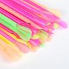 Birthday Wedding Party Colourful Straws Party Celebration Plastic Straws Drinking Straw Bar Pub Slush Straw Spoon