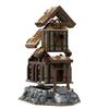 MOC Viking Village Expansion Storage Hut Building Blocks Model Medieval Storage Hut Architecture Bricks Assemble Toys Kids Gifts