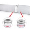 Leakproof Portable Air Conditioning Hose Interfaces Coupler Exhaust Adapter Plastic Texture Perfect for Exhaust Systems