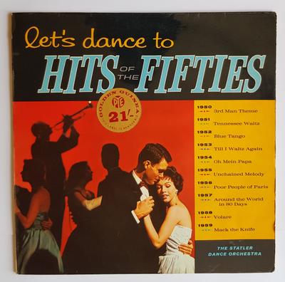 LP Record STATLER DANCE ORCHESTRA - Let's Dance To The Hits Of The Fift GGL0066 Pye Golden Guin 1961 UK Jazz Used