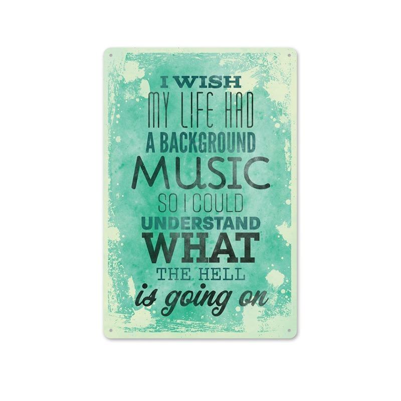 Metal Tin Sign Poster Beer Tin Sign Metal Plaque Poster for Bar Club Wall Decor Retro Home Bedroom Vintage Wall Plate Pendant