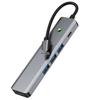 USB Type-C Docking Station with One-Button Screen Stop, High-Speed USB 3.0, HD TV Projection, Lightweight Aluminum Converter.