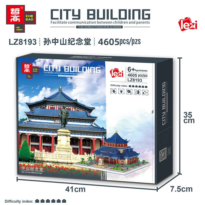 4605 Pcs Lezi Mini Blocks Building Bricks Educational History Architecture Palace Toy Kids Gift Adults Present 8193