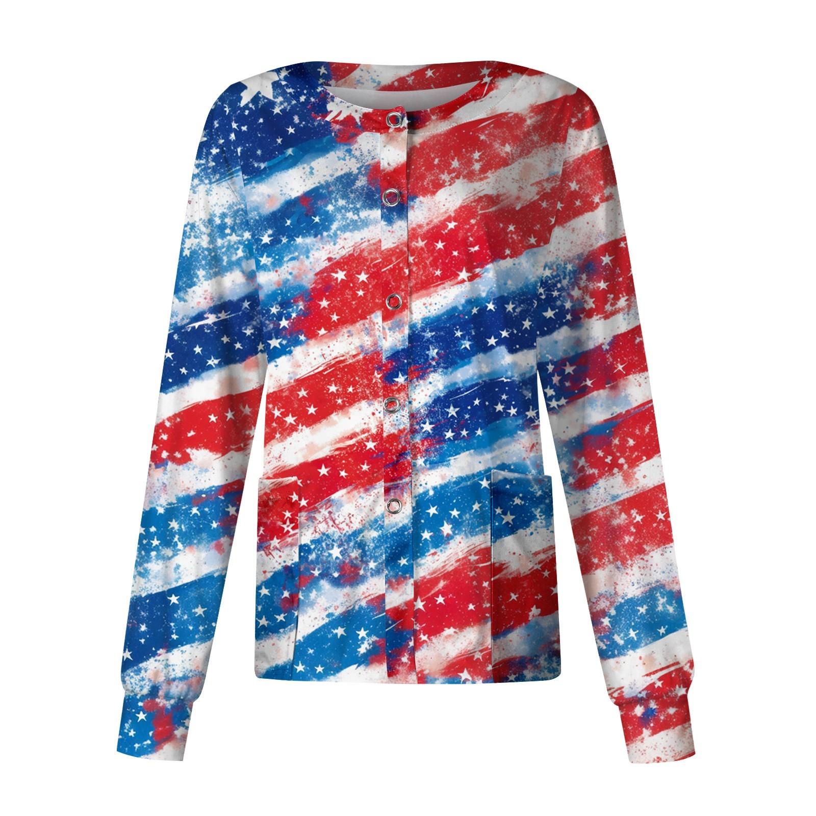 

Женский повседневный однобортный топ с длинным рукавом и рождественским принтом Dry-nurse XXXXL