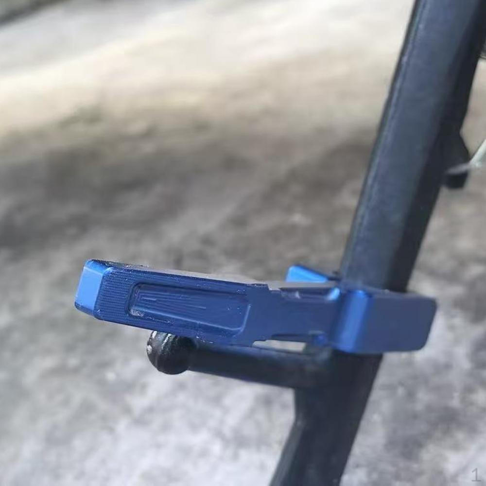 Aluminum Alloy Motorcycle Kickstand Foot Side Stand, Simple Installation for 368G