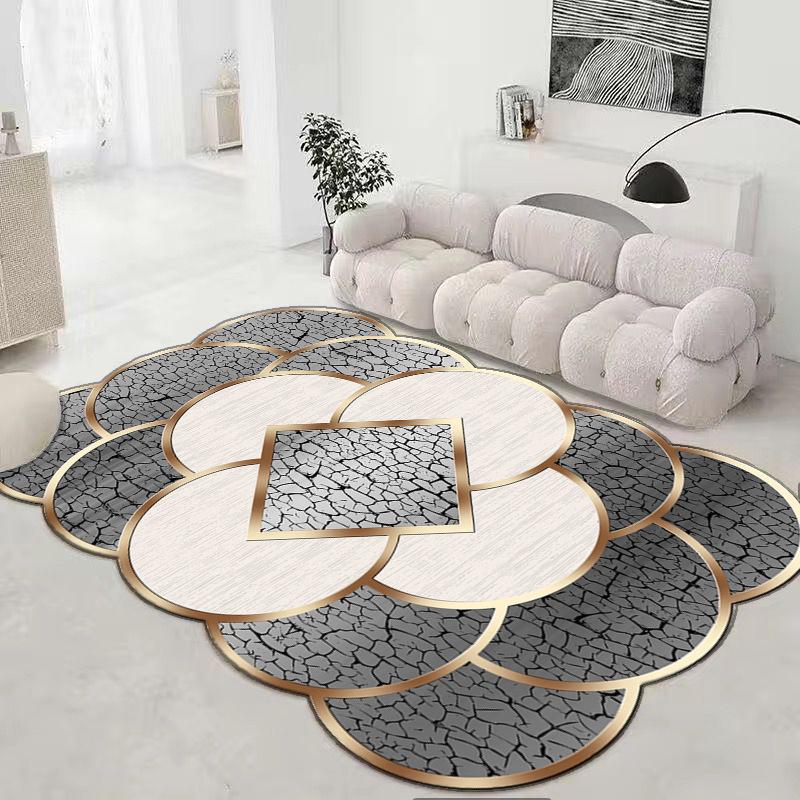 Irregular Marble Carpet Living Room Dirt Resistant Wear-resistant Easy To Maintain Carpet