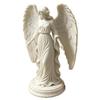 3D Printing White Angel Statue With Exquisite Wings And Matte Finish Perfect For Home Living Room Decor Shelf Display