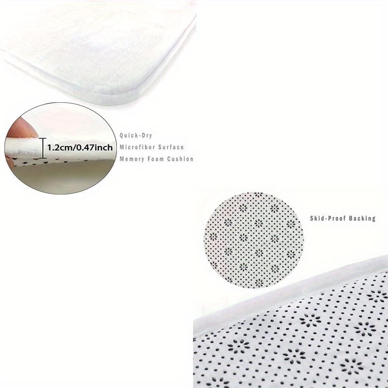 1Pcs Anti Fatigue Kitchen Rugs, Minimalist Floral  Print Waterproof Non-Slip Thick Cushioned Kitchen Mat Heavy Duty Comfort Standing Mat for Kitchen