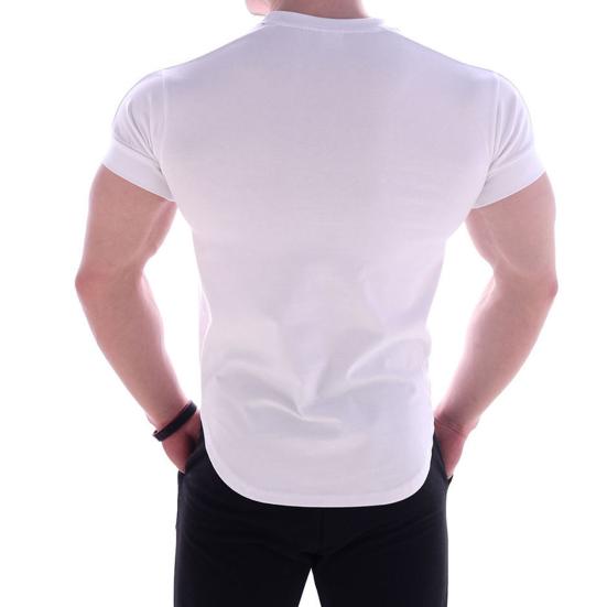 Summer T-shirt O Neck Solid Color Friendly To Skin Skin-touch Sweat Absorption Slim Fit Pullover Simple Casual Men Tops Male Clothes