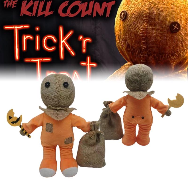 Sam Trick Treat Plush Toy Halloween Pumpkin Man Movie Doll