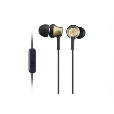 Sony Earphones MDR-EX650AP: Canal Type Brass Housing with Microphone Brass Brown MDREX650AP TQ