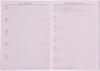 Franklin Planner Organizer, One Page Per Day, PVC, Nuanced Colors, Starting April 2025, B6, Gray, 86489