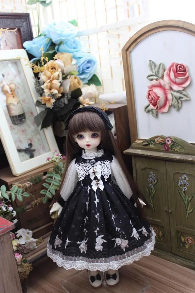 HAMRETHYPPZ BJD Kuleleddsdukke Klesdukke Kostyme Dukke Pige Klær Kuleleddsdukke Dukke Kjole Prinsesse Prinsesse Søt Pige Søt Lolly Ferie