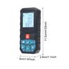 Distance Meter Angle Sensor with 2inch Backlit LCD Screen High Accuracy Multi Measurement Modes Pythagorean Distance Area Volume Angles Measure