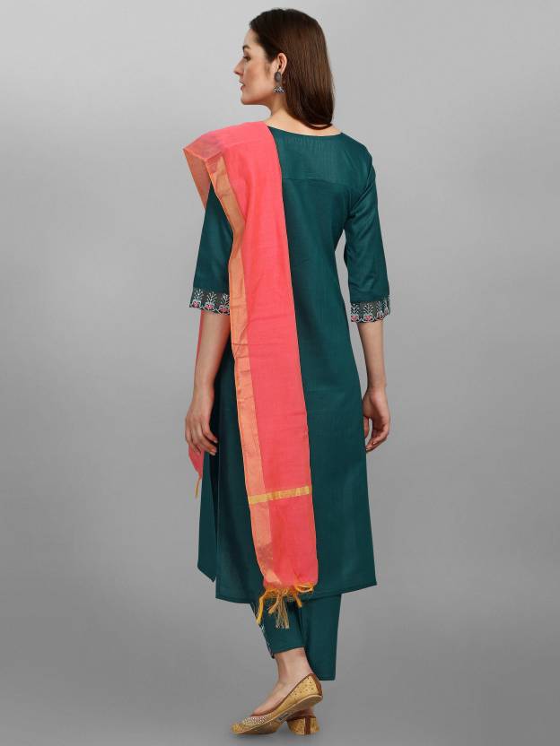 Indian Pakistani Bollywood Salwar Suit Kurti Party Wear Top Tunic Kurta Pant Dupatta Set Dress