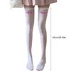 Halloween Skull Print Stockings for Women Girl Silk Leggings Tights Sock Cosplay Costume Over Knee Thigh High Long Socks