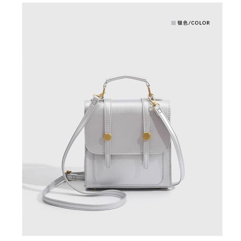New College Style Backpack, British Style Retro Backpack, Commuting Affordable Student Backpack, Women s Style серебряный