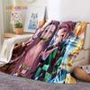 Japanese Anime Demon Slayer Printed Blanket Living Room Bedspread Sofa Travel Office Throw Blanket Quilt 5 Size