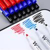 10Pcs Erasable Whiteboard Marker 2.0mm Line Width Marker Water Based Inks Quick Drying for Office Black Redness Or Blue