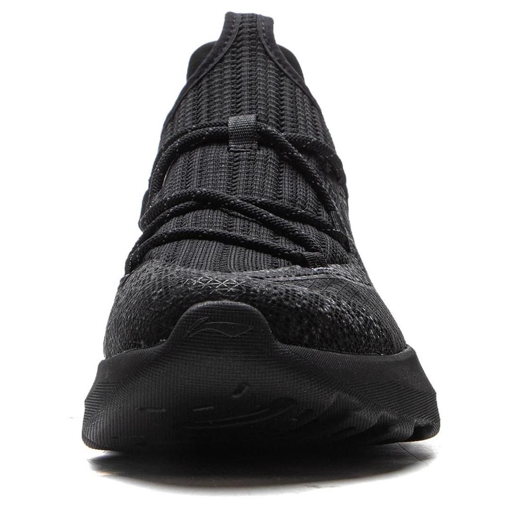 Zapatos Casuales de Caña Baja Transpirables Li Ning para Hombre Negro AGLV133-2