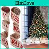 Elegant 2 Meter Christmas Ribbon Garland With Merry Christmas Letters For Diy Decor
