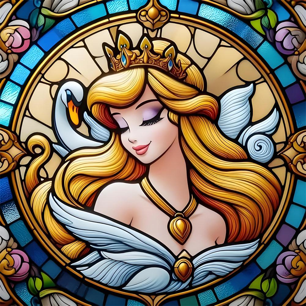 Disney 5D Diamond Painting Princesses Cross Stitch Mosaic Kit Home Decor Wall Sticker DIY Handmade Gift
