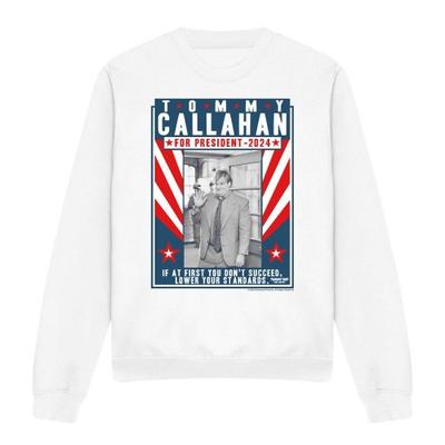 Felpa Unisex Adulto Tommy Boy Callahan per Presidente 2024 Abbassa i Tuoi Standard