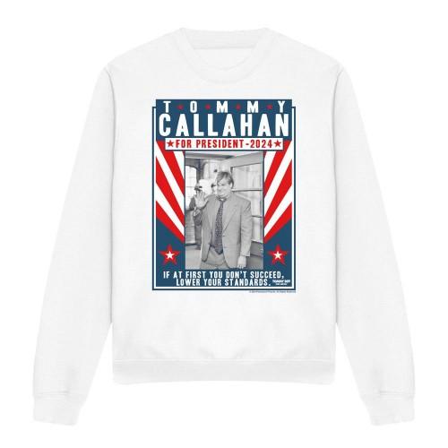 Tommy Boy Unisex Adult Callahan For President 2024 Lower Your Standards Sweatshirt