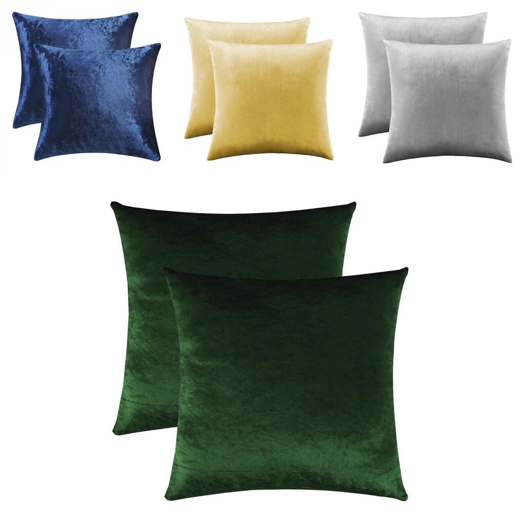 High-quality Polyester Velvet Cushion Cover Available In Various Sizes And Rich Color Options
