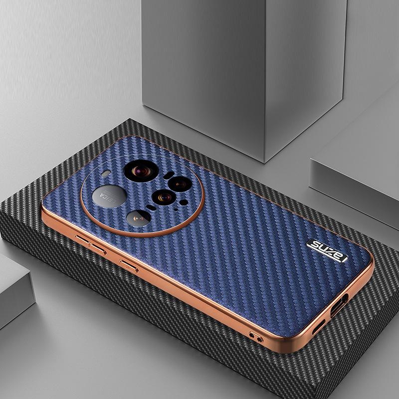 Suitable for Samsung S25ultra Phone Case Carbon Fiber S24, Samsung S23 Full Package Shockproof S22