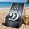Dynamo Moscow Football Club Beach Towel, Quick-drying, Easy To Care For, Suitable for Both Fitness and Beach Vacations,Sports Essential
