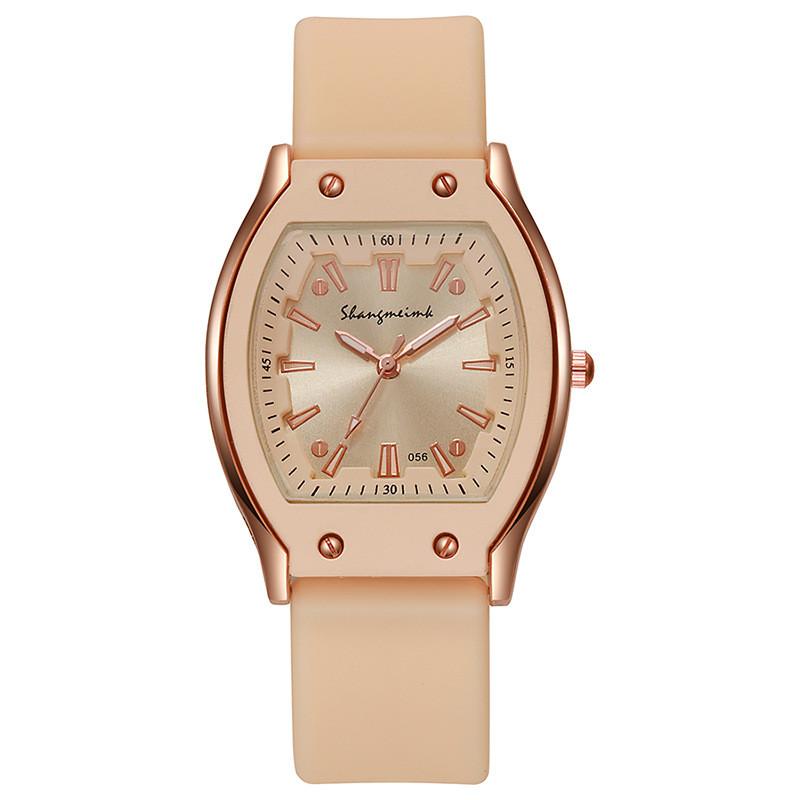 Small Fragrance Style Ladies Silicone Watch With Quartz Movement For Casual Girls