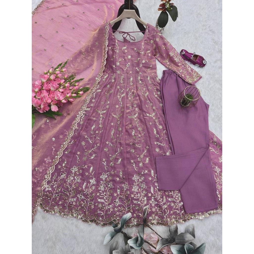 Pakisatni Anarkali Salwar Kameez Party Wedding Wear Designer Gown Bollywood Suit