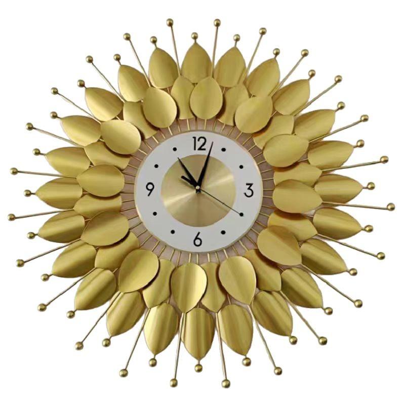 Clock Wall Clock Living Room Home Fashion Atmosphere Silent Quartz Clock European Light Luxury Art Watch Wall High-end