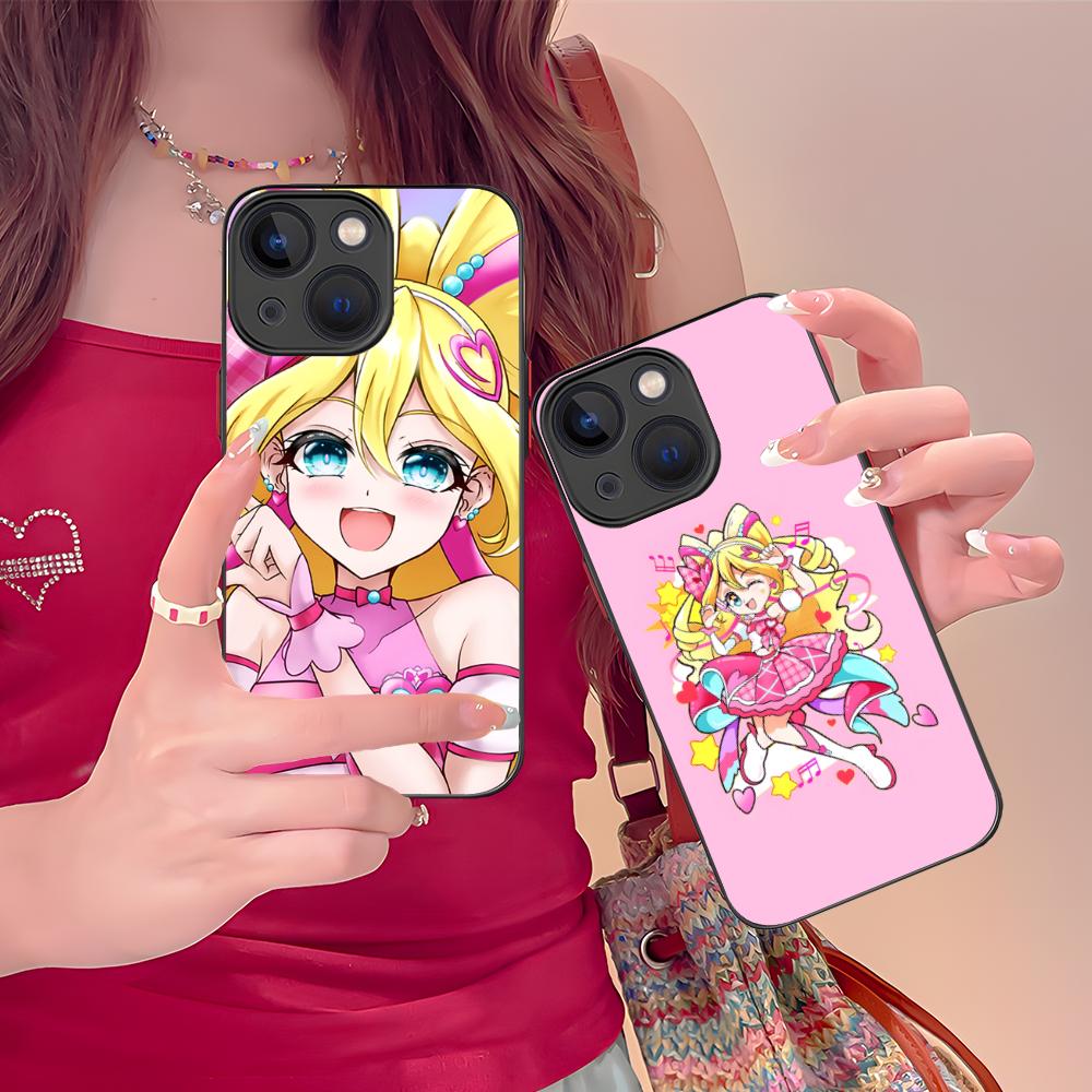 Sakura Uta Cure Idol Silicone Mobile Phone Case for iPhone 17 16 15 14 13 12 11 X XR XS Air Pro Max Plus Mini Colorful Cover